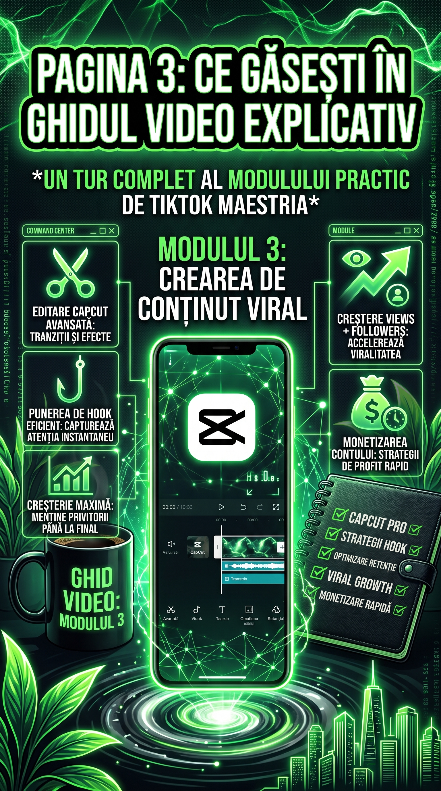 Previzualizare blocată — modulul practic, ghidul video